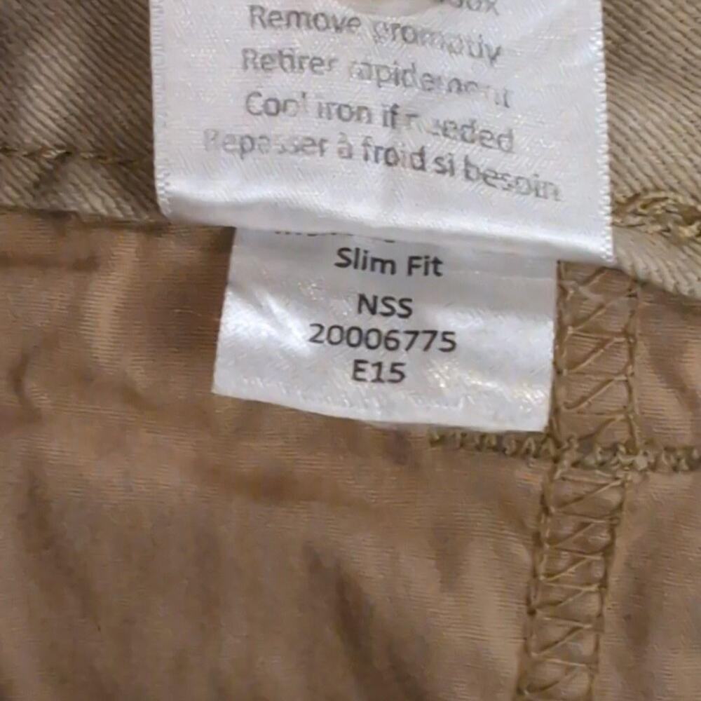 Mountain Khakis Pants Mens 33x30 Beige Slim Fit Stretch Canvas Chino Casual - Picture 10 of 11